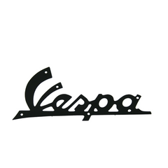 Targhetta scudo anteriore RMS Classic Piaggio Vespa 086325 per PIAGGIO VESPA 125 125 1960 - 1960