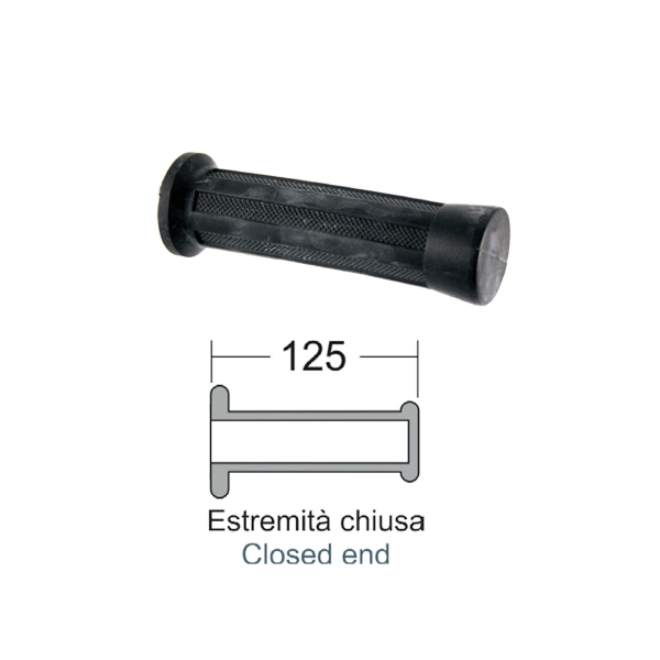 Manopole RMS Classic nere Piaggio Vespa Pk 50cc