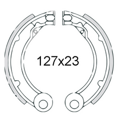 Ganasce freno posteriori RMS Classic Piaggio Vespa 125-150cc 1963/1972 081229