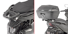 GIVI Attacco bauletto HONDA FORZA 300 2018 - FORZA 350 2023 posteriore specifico per bauletto MONOKEY® o MONOLOCK® SR1166