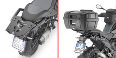 GIVI Attacco posteriore Bauletto per BMW R1300GS 2024-2026, supporto con piastra in Alluminio