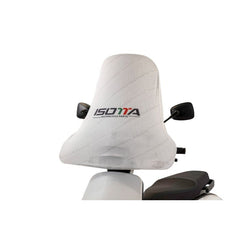 ISOTTA Copri parabrezza bianco con Logo Isotta