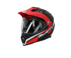CASCO Touring / Enduro Stradali / Super Motard / ATV Acerbis FLIP FS-606 22-06 Grigio Scuro/Rosso/Bianco