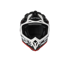 CASCO Cross / Enduro / Super Motard Acerbis STEEL CARBON 22-06 Nero/Rosso/Bianco