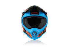Casco Cross / Enduro  Acerbis STEEL KID Blu/Rosso/Nero