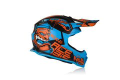 Casco Cross / Enduro  Acerbis STEEL KID Blu/Rosso/Nero