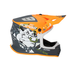 CASCO Cross / Enduro Acerbis PERFIL JUNIOR Naranja/Gris
