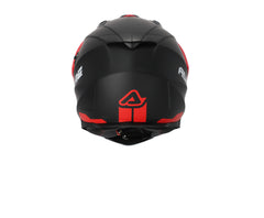 CASCO Touring / Enduro Stradali / Super Motard / ATV Acerbis FLIP FS-606 22-06 Grigio Scuro/Rosso/Bianco