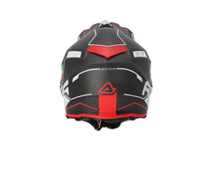 CASCO Cross / Enduro / Super Motard Acerbis STEEL CARBON 22-06 Nero/Rosso/Bianco