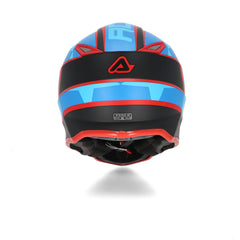 Casco Cross / Enduro Acerbis STEEL KID Rosso/Blu/Nero