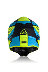 CASCO Cross / Enduro / Super Motard Acerbis X-TRACK VTR Azzurro/Giallo Fluo