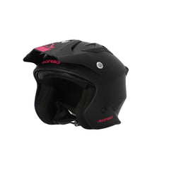 CASCO JET Acerbis ARIA Negro/Rosa