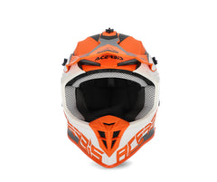 CASCO Cross / Enduro / Super Motard Acerbis LINEAR Arancione/Bianco