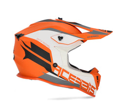 CASCO Cross / Enduro / Super Motard Acerbis LINEAR Arancione/Bianco