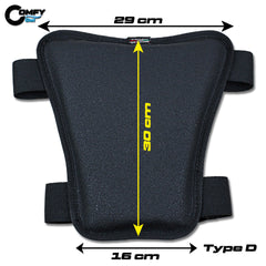 COMFY GEL - Comfort System cushion - Type D to make the motorcycle seat more comfortable