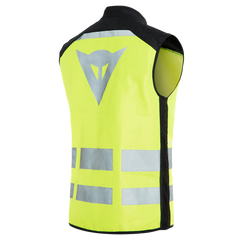 DAINESE HIGH VIS VEST Giubbino Alta visibilità giallo fluo, nero con catadiottri