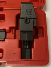 Attrezzo smagliacatena per moto universale per taglio e chiusura catene