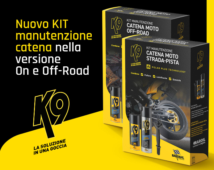 BARDAHL kit pulizia catena moto, spray pulitore, spazzola e grasso cat –  FutureMoto Ricambi
