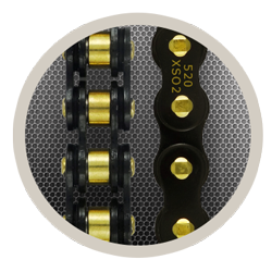 Did Pro Street 520VX3 B&g Chain 124 Links 520 Pitch Black Color