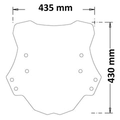 ISOTTA Cupolino Isotta tipo Originale per Benelli TRK 502 2017-2022 – Eleganza e Performance - sc223