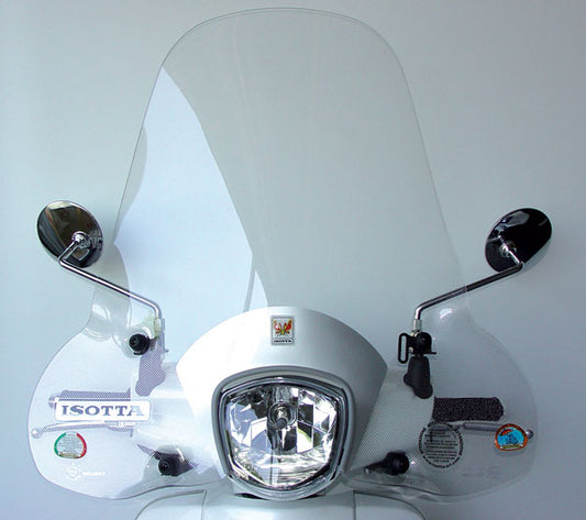 ISOTTA Parabrezza media protezione CON SERIGRAFIA ANTI REFRAZIONE SOLARE - sc2716 600