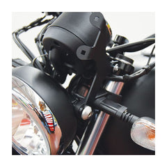 ISOTTA Parabrezza maxi trasparente PER MOTO GUZZI V7 / V9 INCLUSI ATTACCHI0