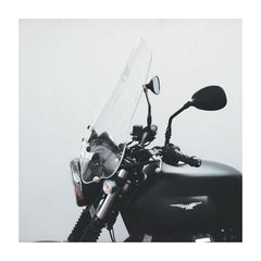 ISOTTA Parabrezza maxi trasparente PER MOTO GUZZI V7 / V9 INCLUSI ATTACCHI0