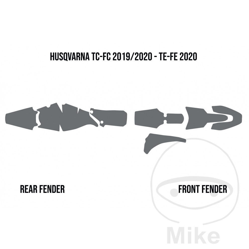 ADESIVI PARASPRUZZI TWIN AIR
PROTEZIONE ANTIFANGO Husqvarna FC 250 2019