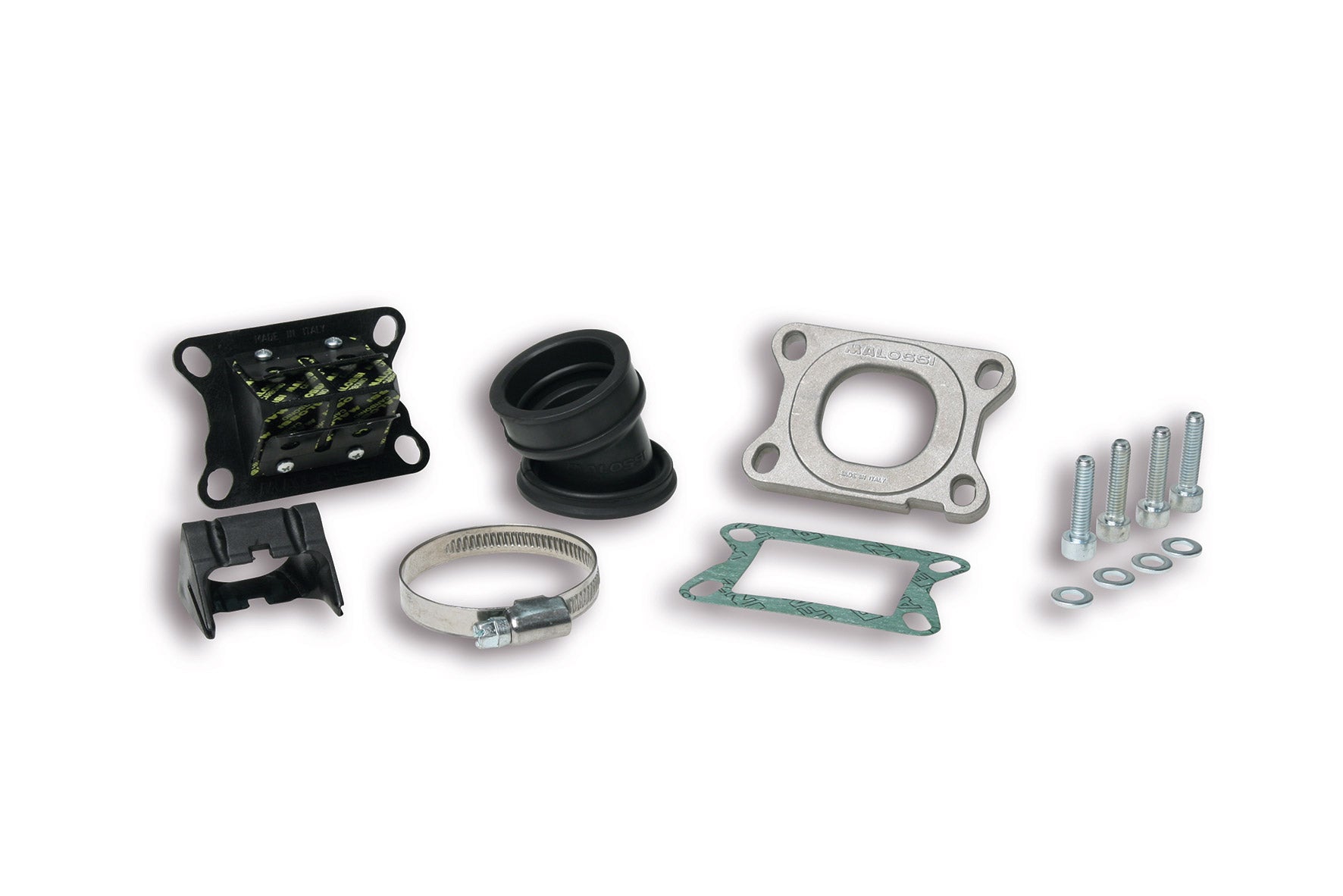 MALOSSI X360 COMPL. COLLETTORE Ø 28-35 L.27 INCLINATO FKM (DERBI-MINARELLI)