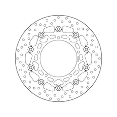 BREMBO brake disc gold series 78B40860 for YAMAHA R6, R1 310mm - FRONT