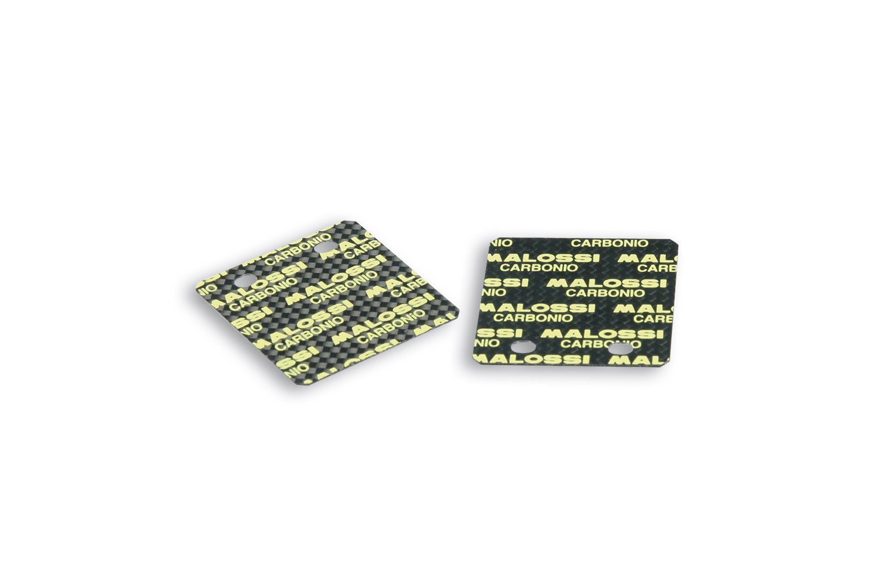 MALOSSI 2 LAMELLE f.CARB. sp.0,30 (45°) MHR per VAL.ORIG. POLINI-BZM