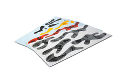 MALOSSI KIT ADESIVI URBAN JUNGLE 50 x 23 cm