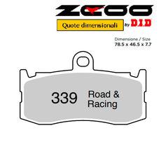 Pastiglie Freno ZCOO 45N00800 mescola EX (modulabile) per TRIUMPH 1 coppia per 1 disco