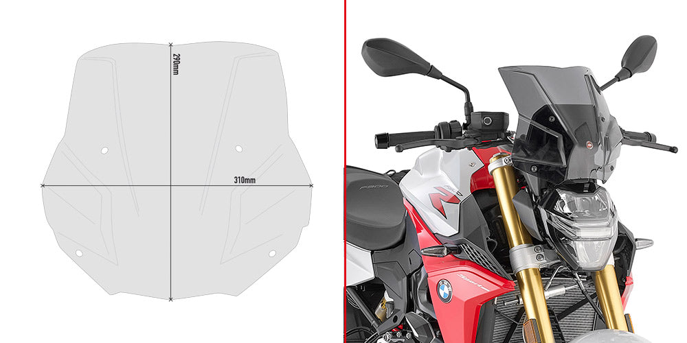 GIVI 5139S Cupolino BMW F 900 R 20 > 22