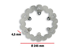 MALOSSI WHOOP DISC disco freno Ø est. 245 - spessore 4,5 mm