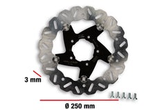 MALOSSI WHOOP DISC disco Ø est. 250 - spessore 3 mm per F32S/F37R RUNNER 125>200 - <-200