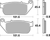 BRAKING brake pads 900SM1 Front