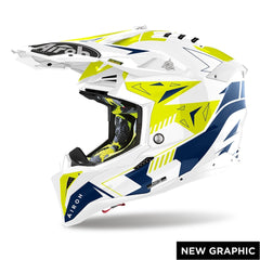 Casco cruzado AIROH AVIATOR 3 SPIN OFF ROAD en carbono