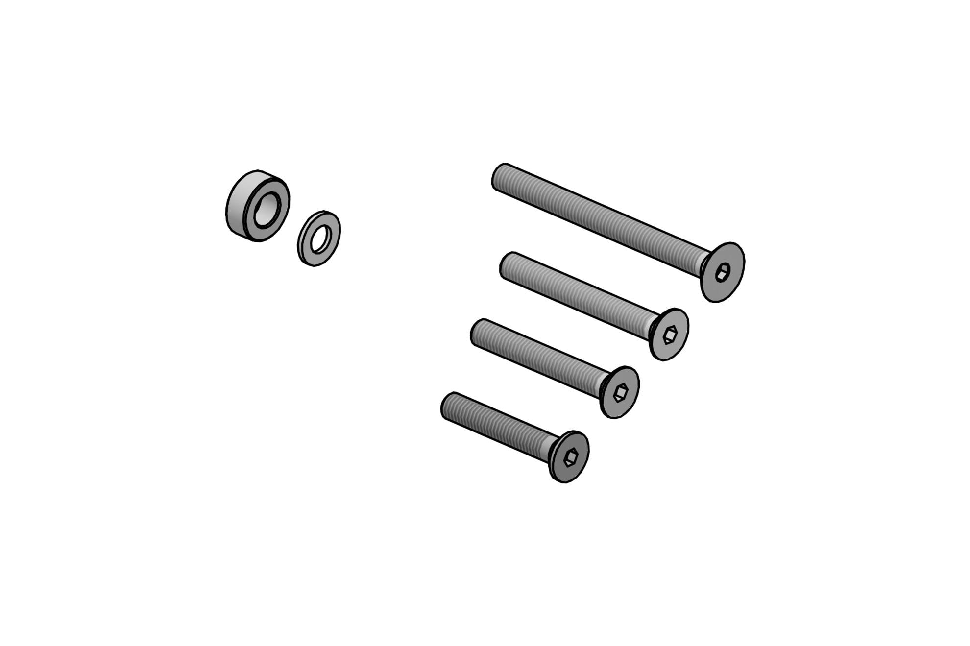 CNC RACING Adattatore singolo contrappeso CNC RACING per Aprilia RS 660