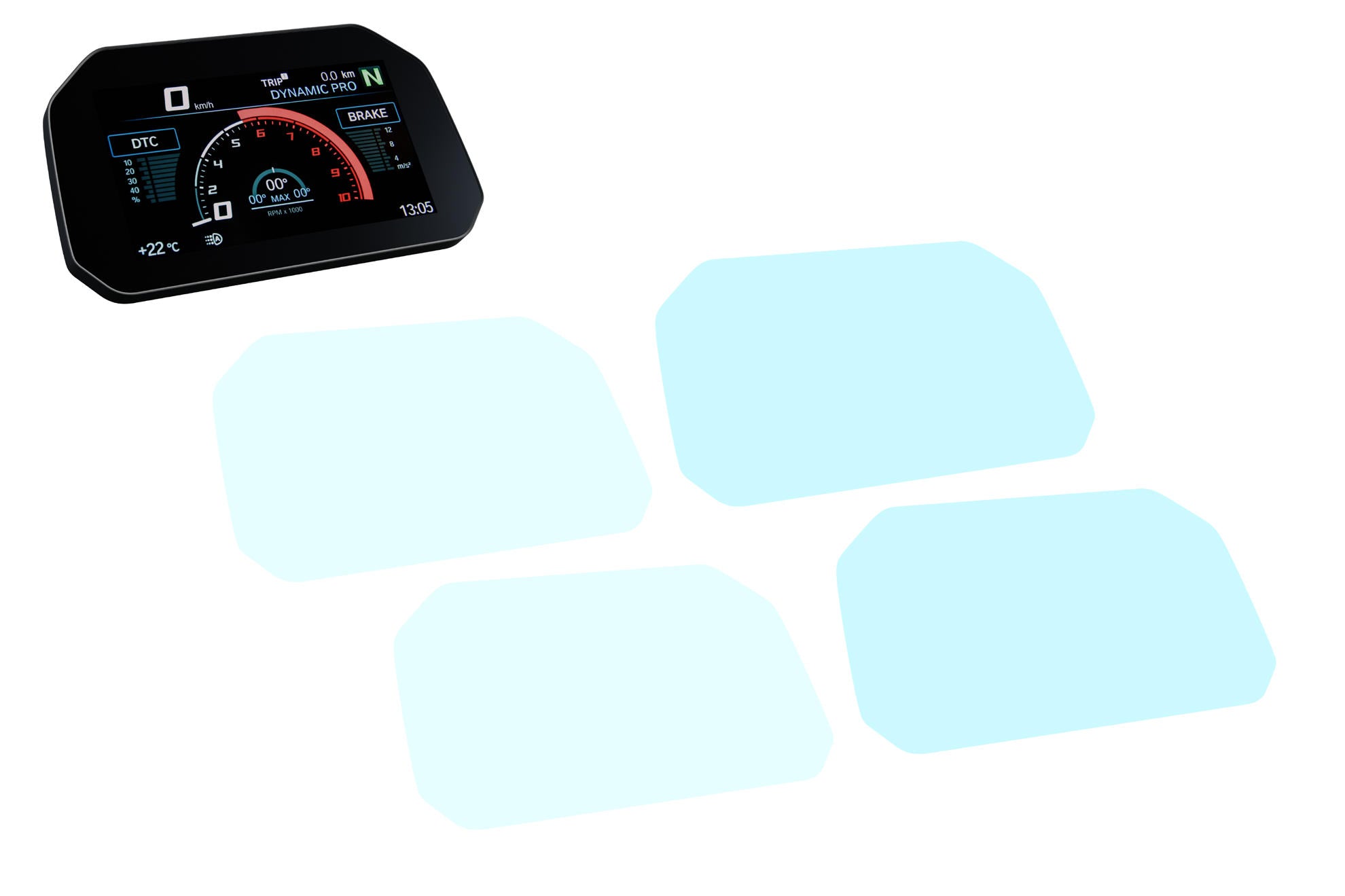 CNC RACING Kit pellicole protezione strumentazione BMW