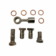 Radial master cylinder brake hose adapter, Necessary to mount the radial master cylinder instead of the axial one