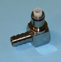 Connettore benzina a sgancio rapido CPC maschio – 9mm a 90° (ottone cromato) per BMW