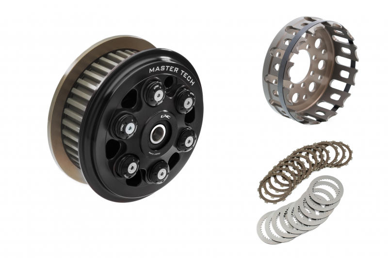 CNC RACING FRIZIONE ANTISALTELLAMENTO MASTER TECH COMPLETA - 12 DENTI SINTERIZZATO