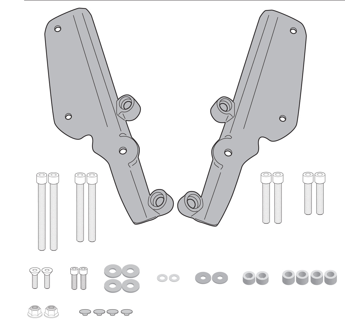 GIVI SR9430 ATTACCO POSTERIORE BAULETTO KTM 890 ADVENTURE 2023