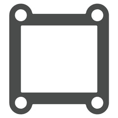 Guarnizione valvola lamellare POLINI 50cc 0 MOTO TASSINARI (B) MTG353