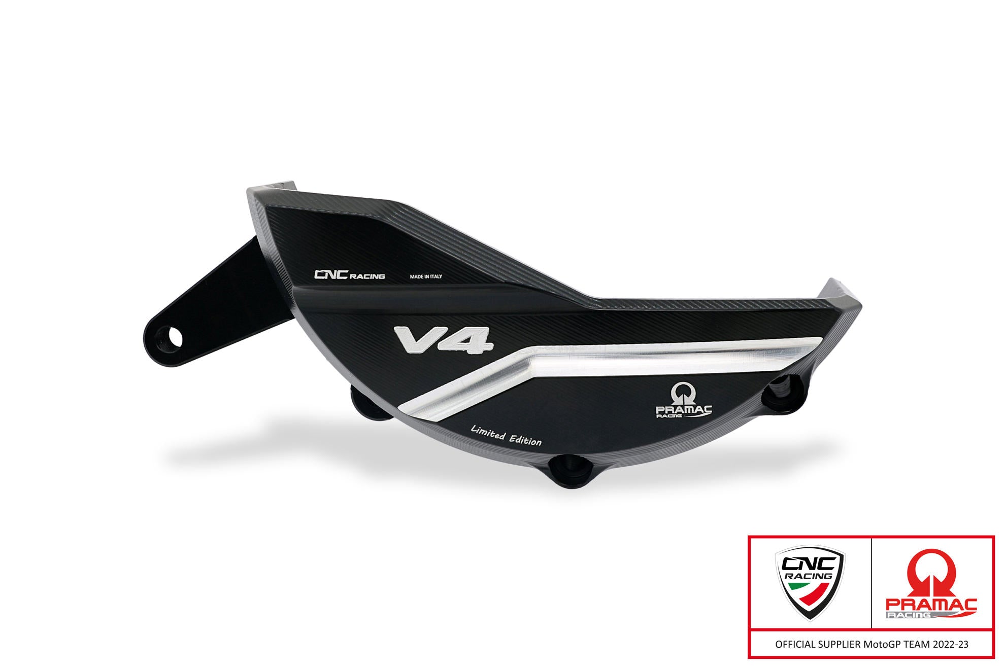CNC RACING Protezione carter alternatore Ducati Multistrada V4 - Pramac Racing Limited Edition