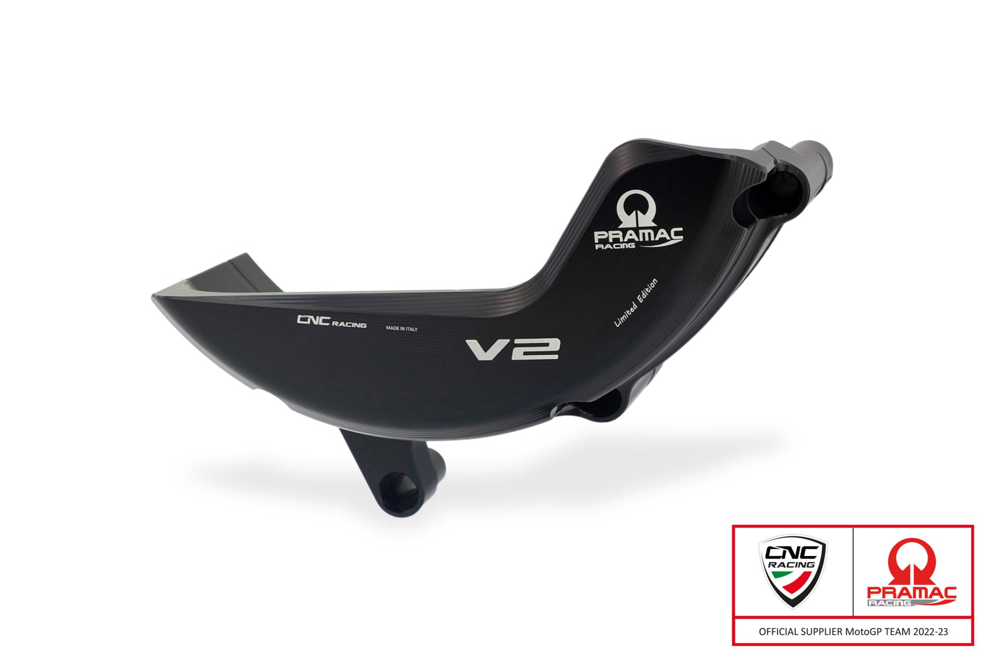 CNC RACING Protezione carter alternatore Ducati Streetfighter V2 - Pramac Racing Limited Edition