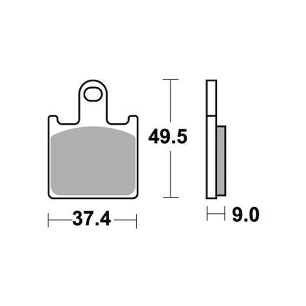 Pastiglie Freno Anteriori    per KAWASAKI GTR 1400 2007-2014, set per 1 disco