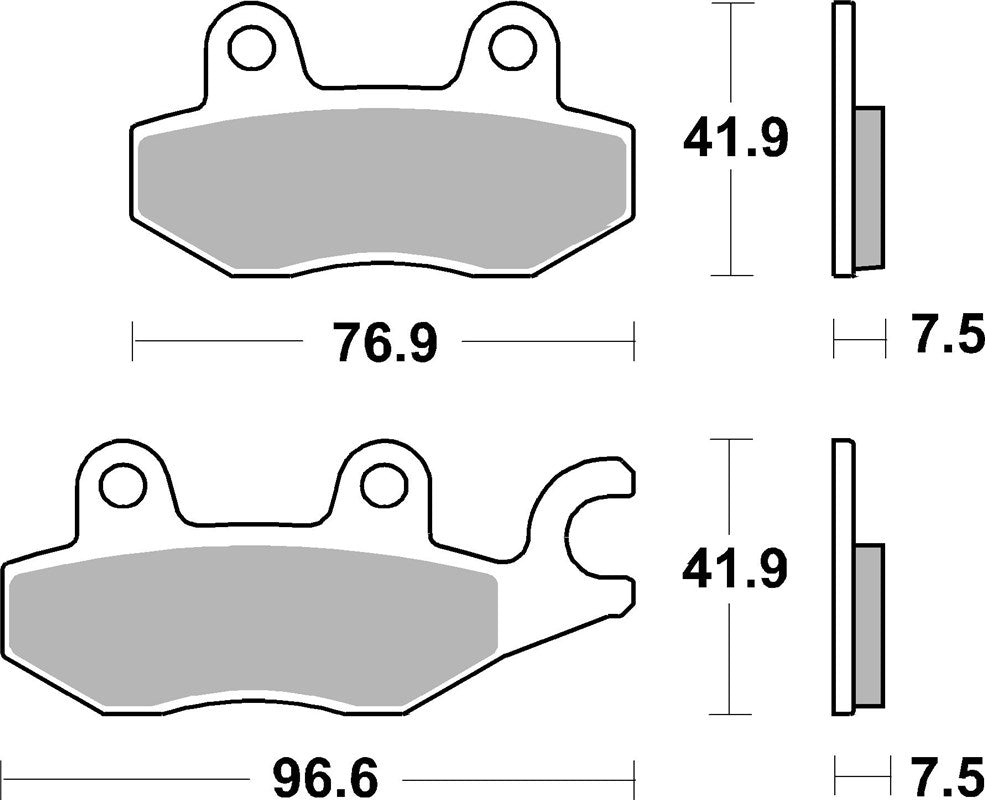 Pastiglie Freno Anteriori    per KAWASAKI Ninja 400 2018-2023, set per 1 disco