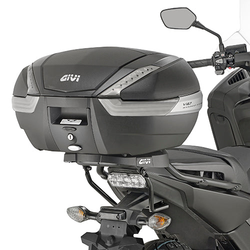 GIVI Attacco posteriore specifico per bauletto MONOKEY® o MONOLOCK® nero SR1150 per HONDA INTEGRA 750 2016